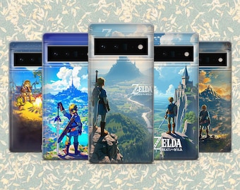 Legend of Zelda Phone Case Link Game Cover for Google Pixel 10, 9, 9Pro, 8A, 8, 7A, 7, 6, 6A, iPhone 17, 17Pro, 15, 14, 13, Samsung S25, S24