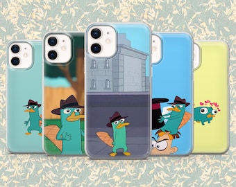 Perry the Platypus Phone Case Secret Agent Cover for iPhone 17, 16e, 15, 14, 13, Samsung S25, S24Fe, S23, S22, A16, A56, A55, Pixel 10, 9, 8