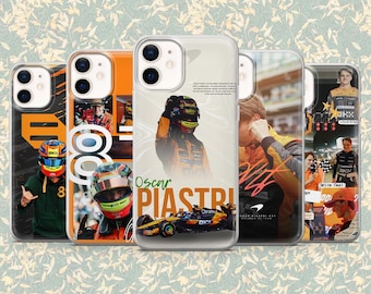Oscar Piastri Phone Case Racing Aesthetic Cover for iPhone 17, 16, 15, 14, 13, Samsung S25, S24Fe, S23, S22, A16, A56, A55, Pixel 10Pro, 9