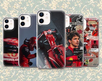 Charles Leclerc Phone Case Formula 1 Monaco Cover for iPhone 17, 16, 15, 14, 13, Samsung S25, S24Fe, S23, S22, A16, A56, A55, Pixel 10, 9, 8
