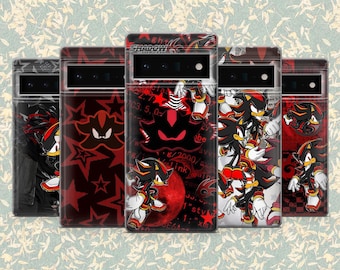 Shadow Phone Case Dark Rival Hedgehog Cover for Google Pixel 10Pro, 9Pro, 8A, 8, 7 , 6A, 6,  iPhone 17, 17Pro, 15, 14, 13, Samsung S25, S24