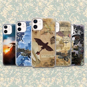 Custodia per telefono Furia Notturna Drago Sdentato per iPhone 16, 15, 14, 13, 12, Samsung S25, S24Fe, S23, S22, A16, A56, A55, Pixel 9Pro, 8A, 7
