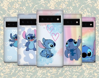 Stich Phone Case Aesthetic Disney Cover for Google Pixel 10Pro, 9Pro, 8A, 8, 7 Pro, 6A, 6,  iPhone 17, 17Pro, 15, 14, 13, Samsung S26, S25