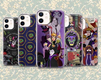 Evil Queen Phone Case Villain Dark Royal Cover for iPhone 17, 16, 15, 14, 13, Samsung S25, S24Fe, S23, S22, A16, A56, A55, Pixel 10Pro, 9