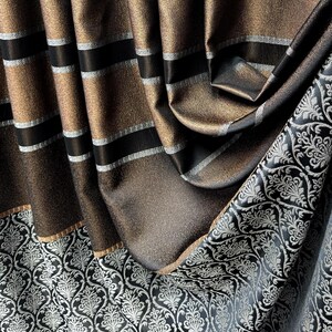 Pannello per tenda oscurante astratto in stile Art Déco: tende per soggiorno color ruggine