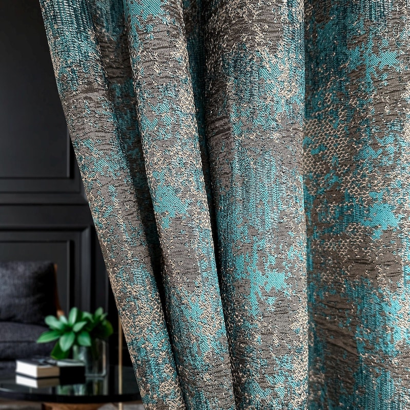 Turquoise Curtain - Etsy