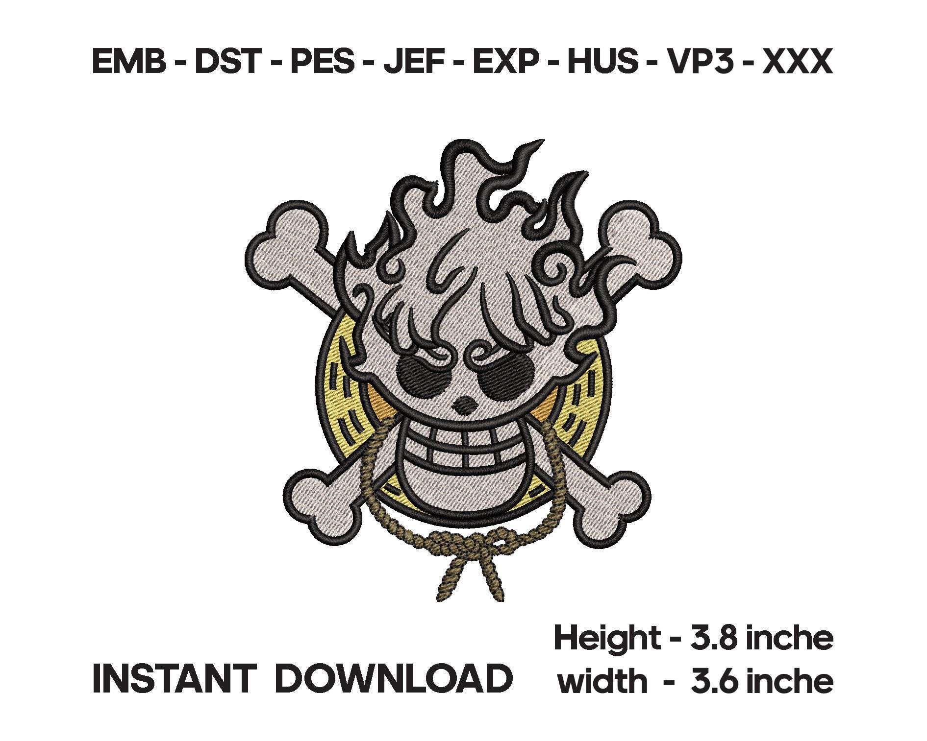 Anime Embroidery Design Chibi Patch – Kawaii Manga Embroidery File ...