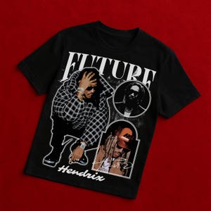 T-shirt graphique Future Jimmi Hendrixx, Pluton, jeune voyou, Drake, Kendrick Lamar, Playboi Carti, Metro Boomin, chemise rap