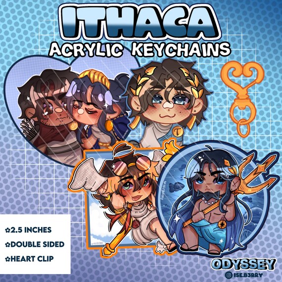 Ithaca Keychains| Inspired by Epic The Musical