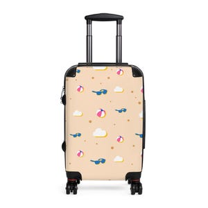 Strandkoffer, Urlaubsgepäck, Reiseausrüstung, Sommerreisetasche, Urlaubskoffer, lustiges Reisezubehör