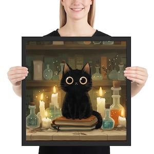 Witch’s Black Cat – Cute and Magical Familiar