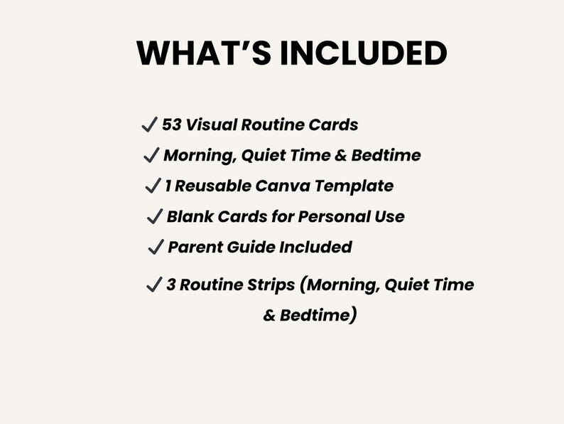 Daily Routine Visual Cards for Kids. Morning, Quiet Time and Bedtime ...
