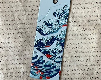 Lesezeichen - Cherry Blossom Tide - 3d gedruckt - in Japanische Welle