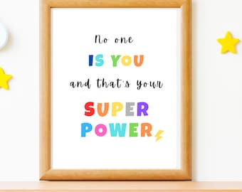 Stampa di affermazioni positive per bambini / Poster motivazionali per bambini / Stampa di affermazioni per bambini / Poster motivazionali per bambini / Poster ispiratori