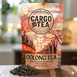 Formosa Oolong - Premium taiwanesische Loseblatt (leicht oxidiert & blumig) - Cargo Tee