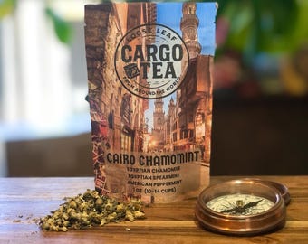 Cairo Chamomint - Miscela di camomilla egiziana e menta verde (senza caffeina) - Cargo Tea
