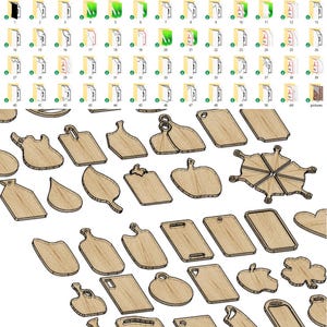 50 cnc Cutting board designs – Wood cheese & charcuterie board templates –  Ready for cnc router, lazer cutting