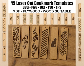 45 Lesezeichen-Designs zum Ausdrucken