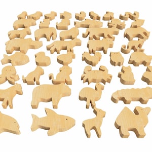 Laser-cut animal toys for kids - SVG files for educational play