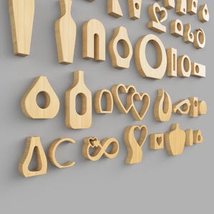 Test tube compatible wooden vase design - SVG file for fresh blooms