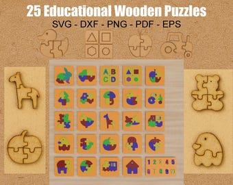 Educational Puzzle Designs for Kids