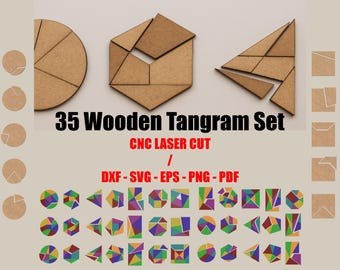 Lerndateien für Tangram-Puzzles für Kinder