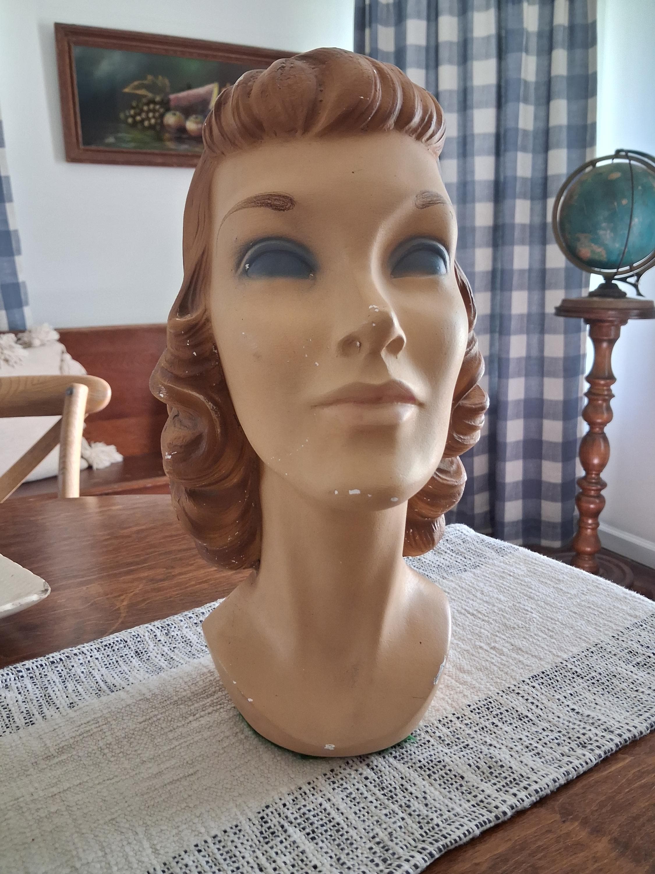 Vintage Mannequin Head - Etsy