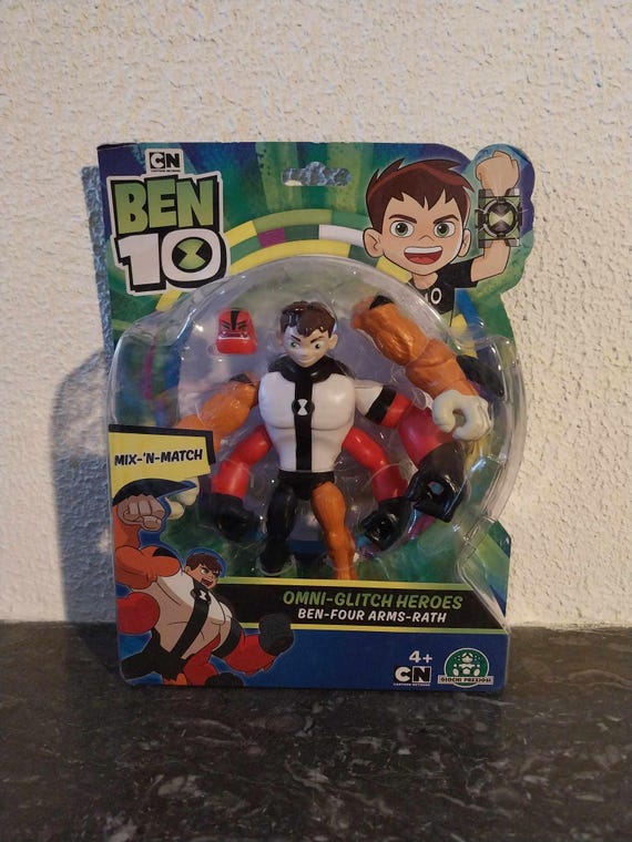 Ben 10 Rath Toy Omni-glitch Heroes Four Arms Rath Ben 10 Figure