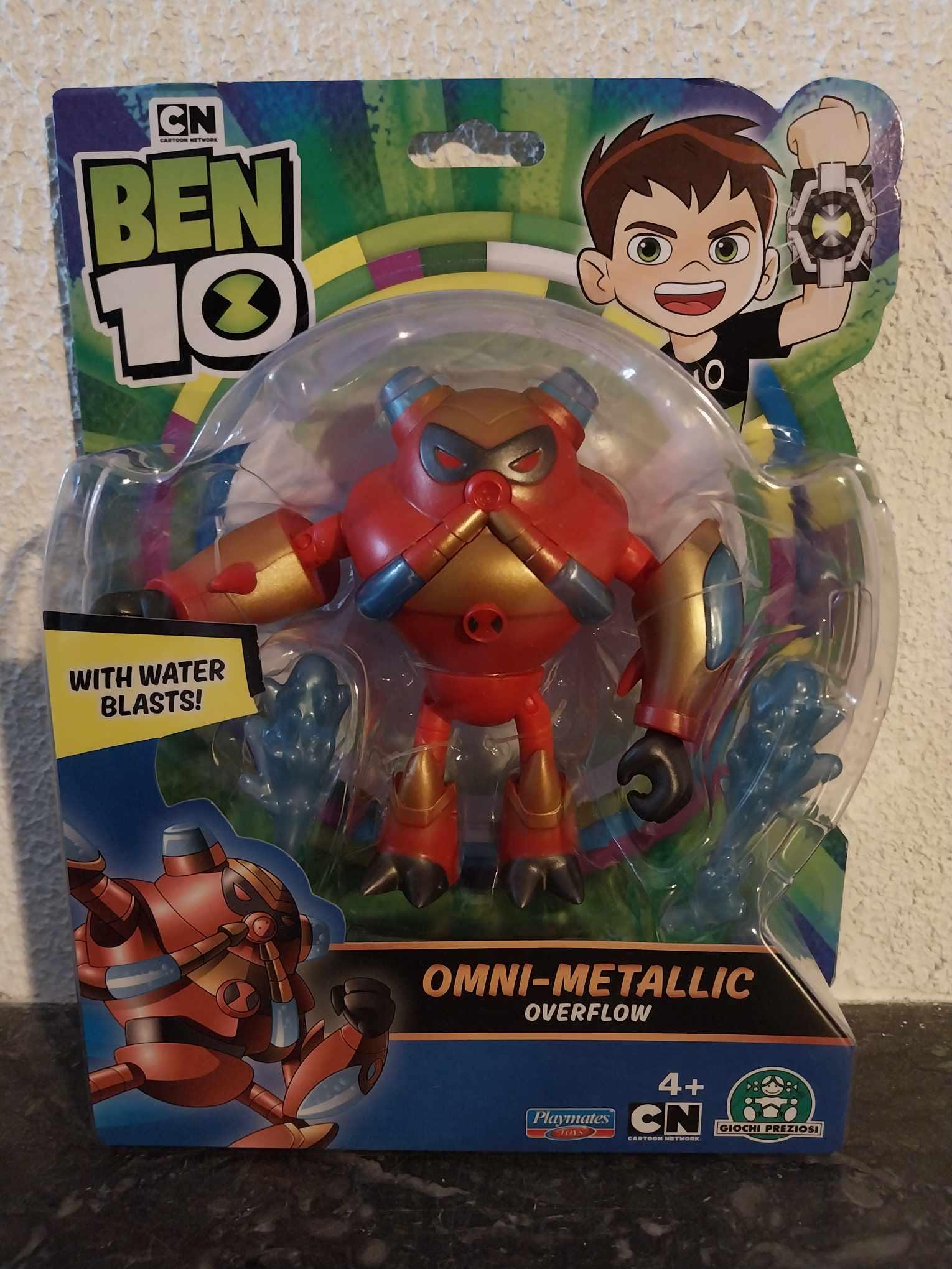 Ben 10 Omni Metallic Overflow Figure - Playmates Toys Alitek