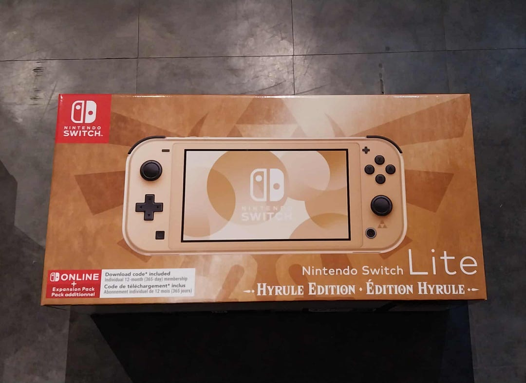 Giant Nintendo Switch Lite Edition Zelda Hyrule Box - Etsy