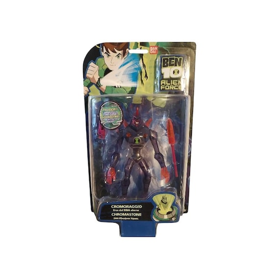 Figure Ben 10 - DNA Alien Force Chromastone Bandai Alitek - Etsy