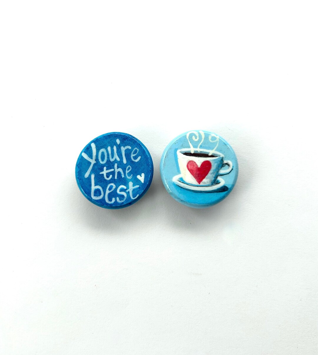 Coffee Hand Painted Heart Coffee Cup You're the Best