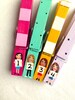 NUMBERED classroom clothespins students girls hand painted magnets teacher appreciation gift stripes and dots 