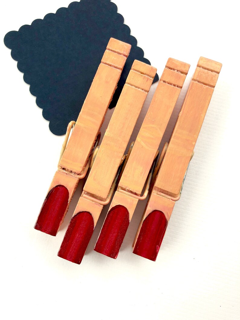 FINGER CLOTHESPINS clothespin Halloween clothespins Etsy