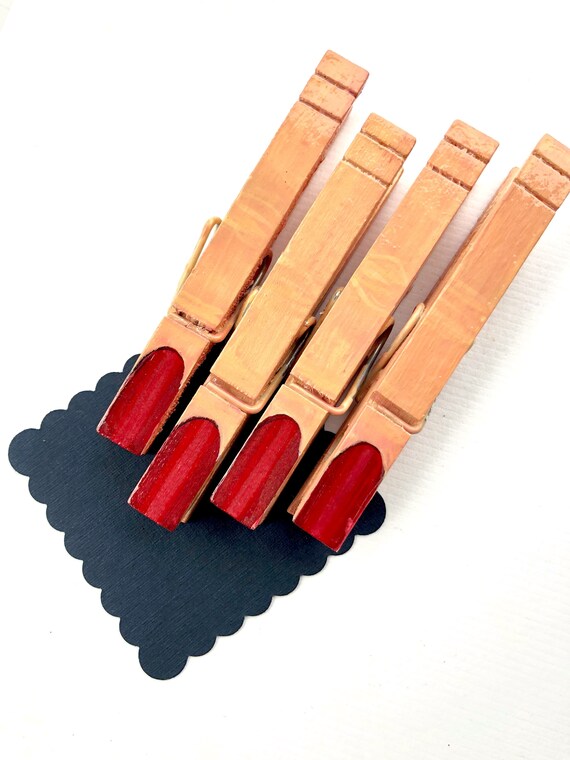 FINGER CLOTHESPINS clothespin Halloween clothespins Etsy