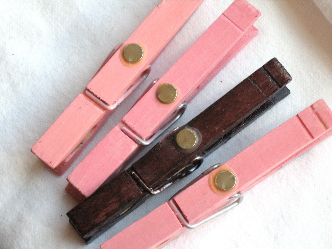 OH BABY CLOTHESPINS Hand Painted Clothespins Cupcake Etsy