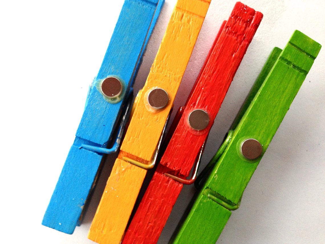 CLOTHESPINS for KIDS Classroom Clothespins Hand Painted Etsy