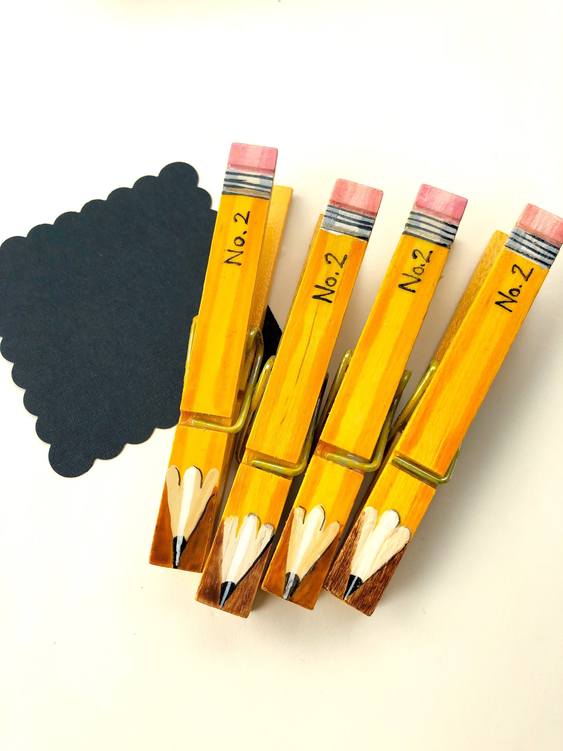 Set of 5 Pencil Shape Sublimation Blank, Sublimation Pencil Magnet Blank,  Sublimation Blank, Pencil Hardboard Blank, Pencil 