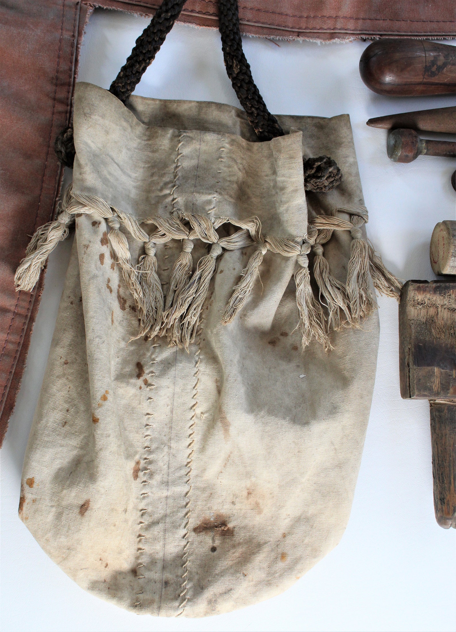 Antique Sailor Ditty Bag and Sail Making Tools Sailor Etsy