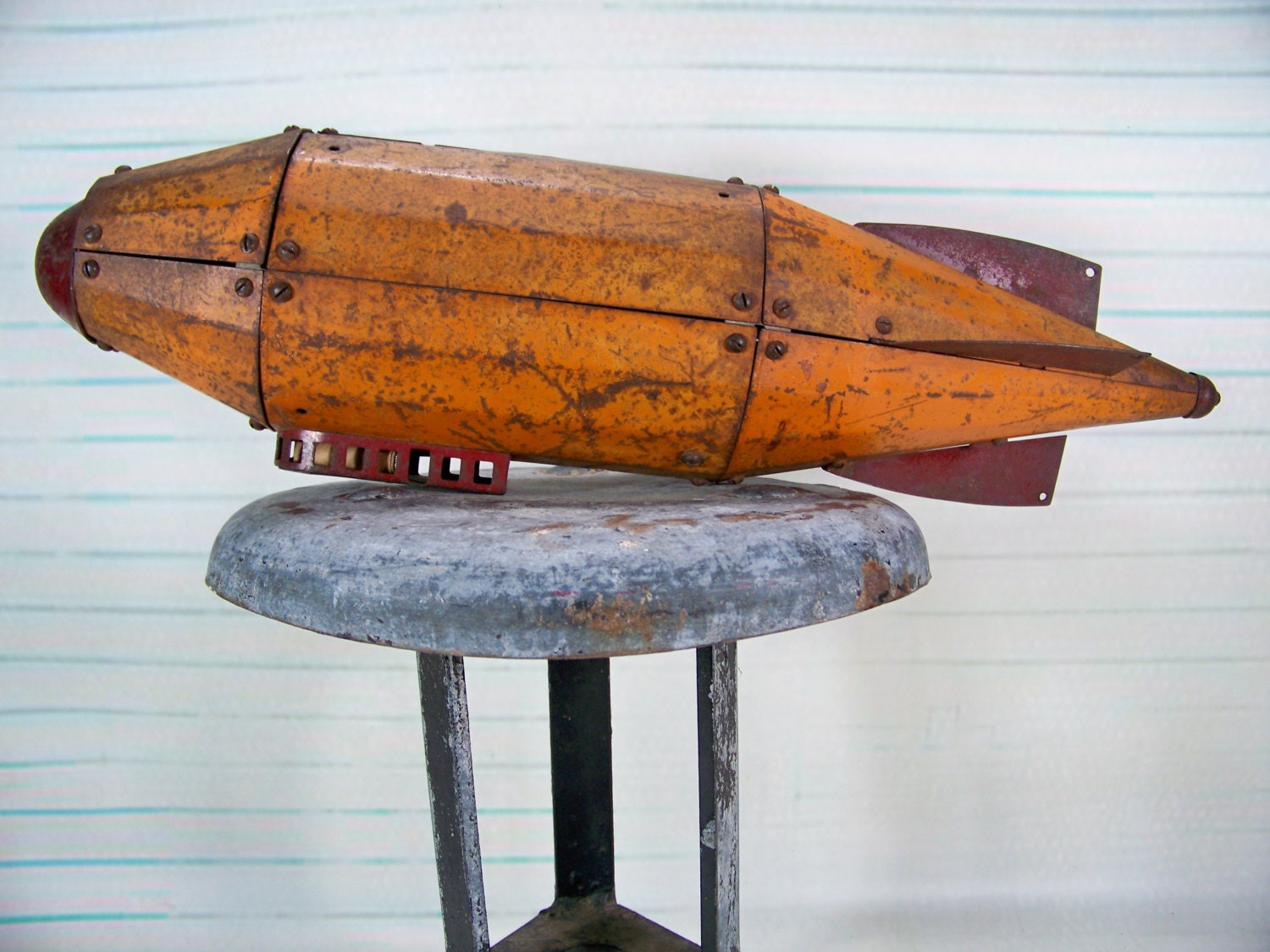 1920's Zeppelin Metalcraft 960 Model Original Paint Etsy