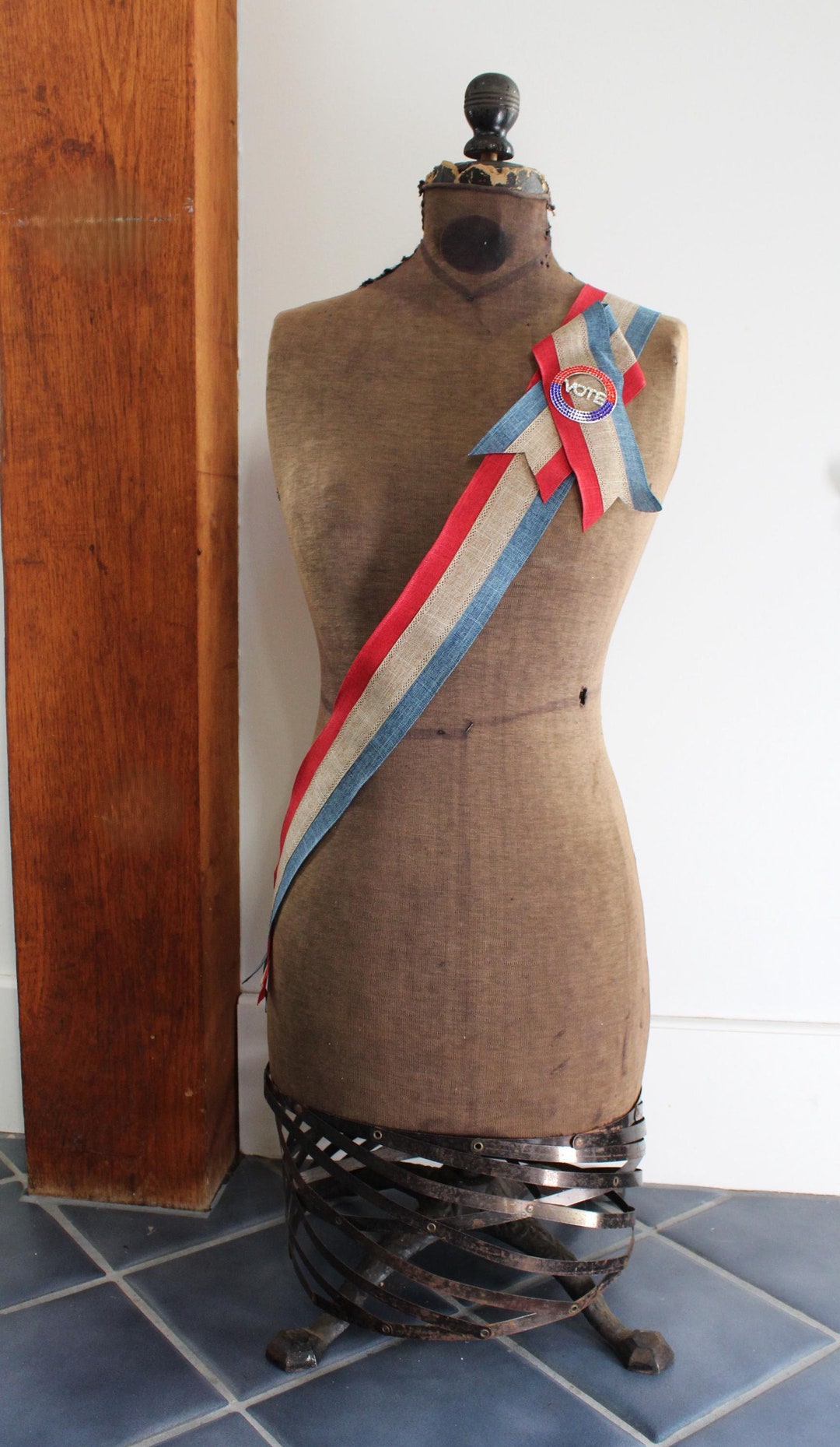 Antique Adjustable Dress Form - Seamstress Form - Industrial - Sewing ...