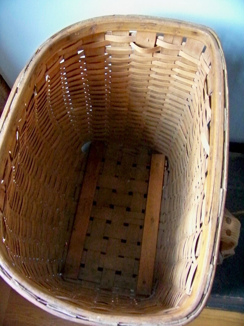 Vintage L.L. Bean Adirondack Pack Basket Trapper Backpack Etsy