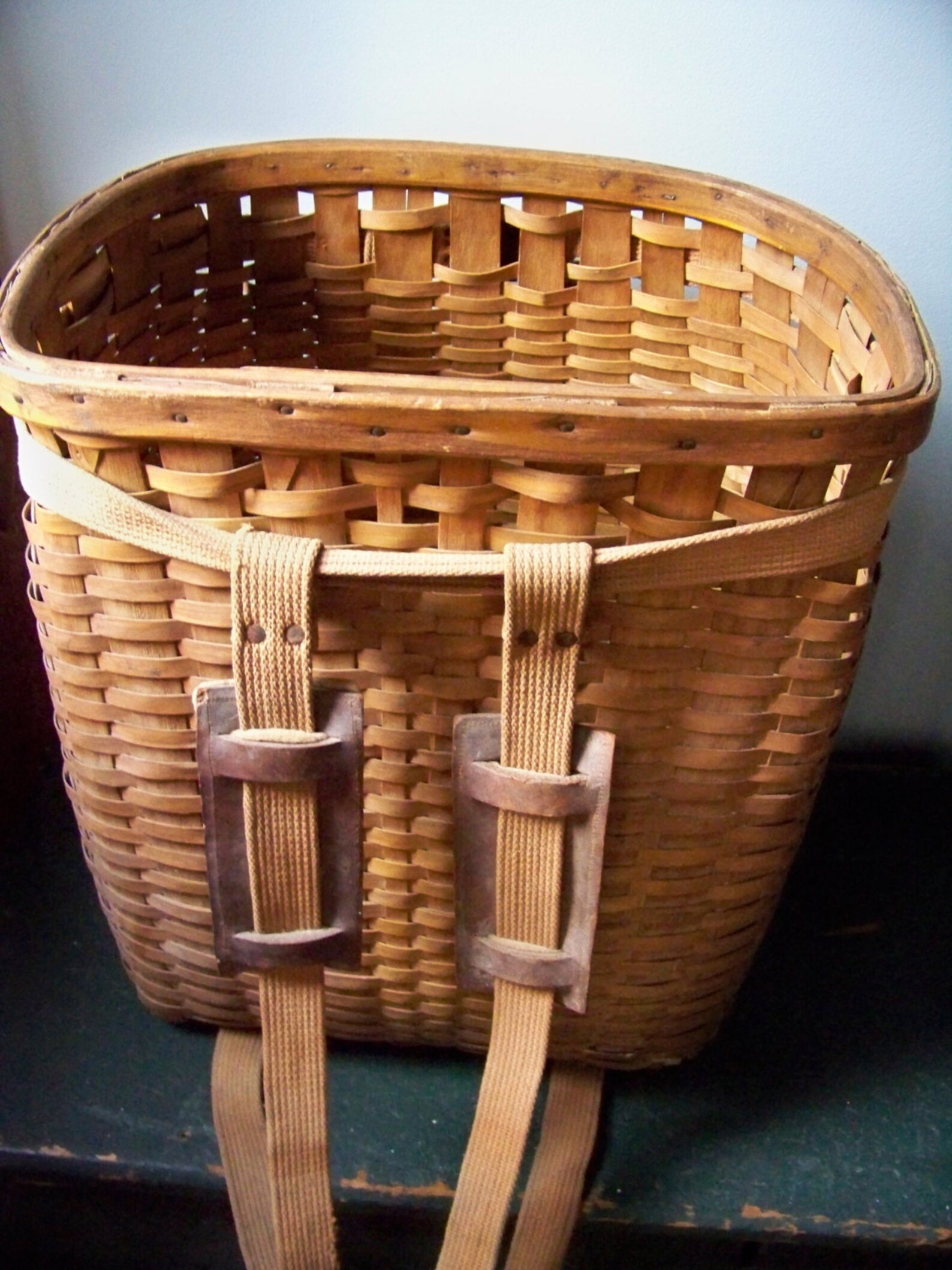 Vintage L.L. Bean Adirondack Pack Basket Trapper Backpack Etsy