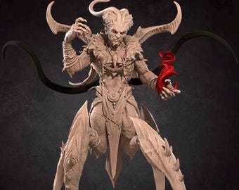Diablo 2 Lord of Destruction Mini DnD 75mm Scale STL Not Supported