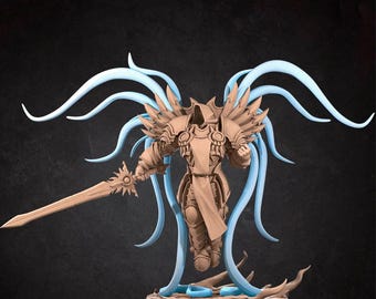 STL Tyrael Angel of Justice Diablo 2 DnD 75mm Scale