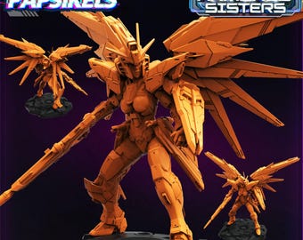 Freedom Mecha Girl 32mm STL