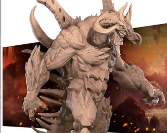 STL Diablo Terror Incarnate DnD 75mm Scale