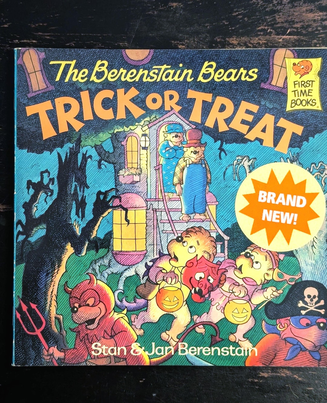 Berenstain Bears Trick or Treat Book: 1989 Halloween First Time Book - Etsy