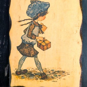 Holly Hobbie Original Large 2-sided Vintage Print – Nostalgic Wall