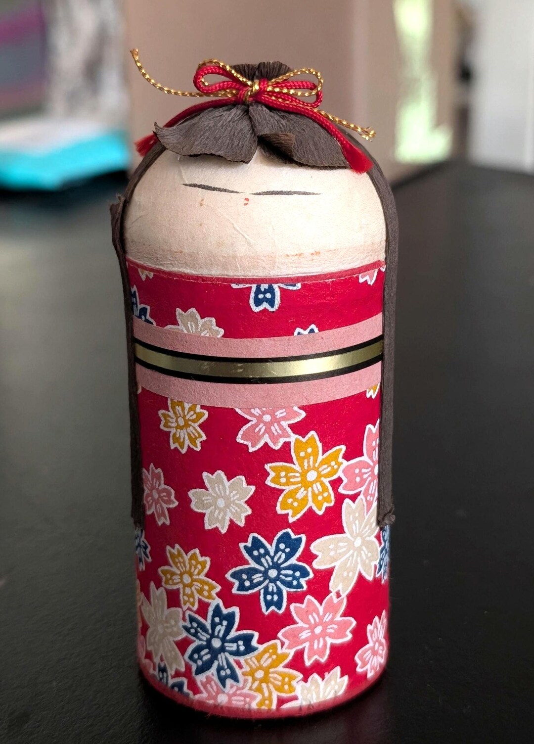 Vintage Japanese Kokeshi Rattle Doll - Etsy
